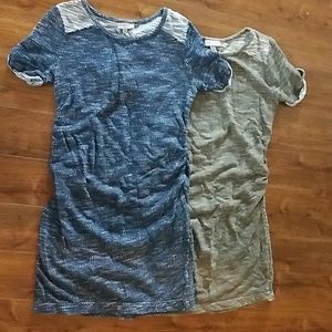 Two maternity dresses